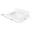 25 po Dessus de quartz séduisant avec évier rectangulaire Lotte Radianz-62506708