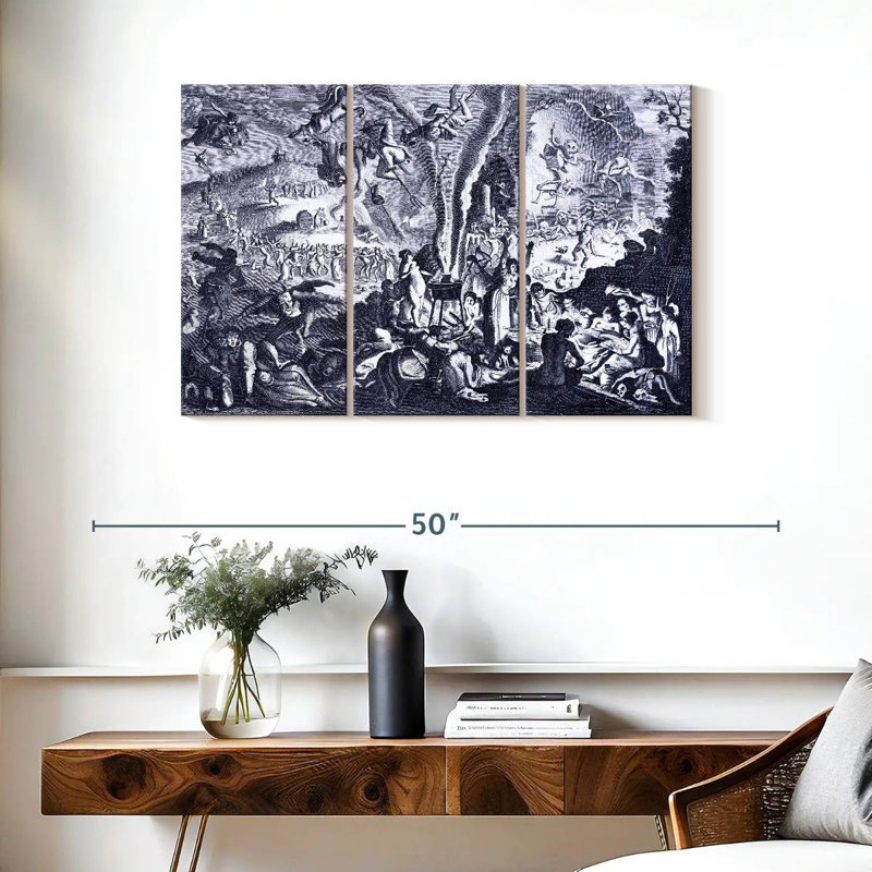 Kelan Witches Sabbath, 24" H x 38" W