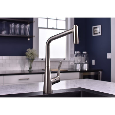 Metris Pull Out Single Handle Kitchen Faucet