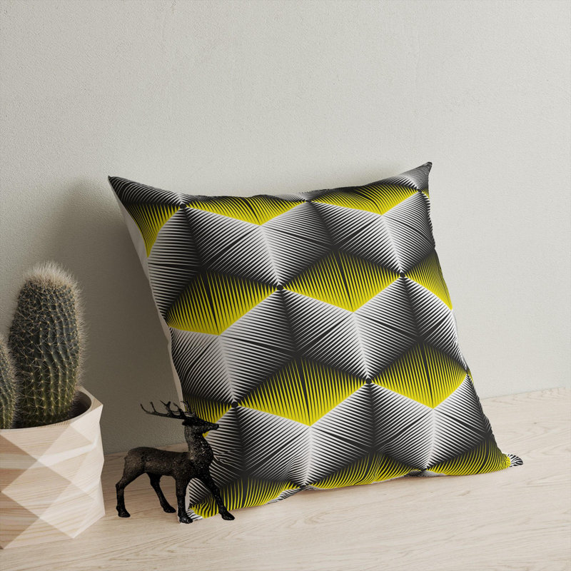 Coussin lavable de qualité supérieure, 50% coton / 50% polyester, rembourrage en silicone, fermeture à glissière dissimulée | Doux, confortable et repassable | Parfait pour la décoration intérieure, le salon et la chambre à coucher
