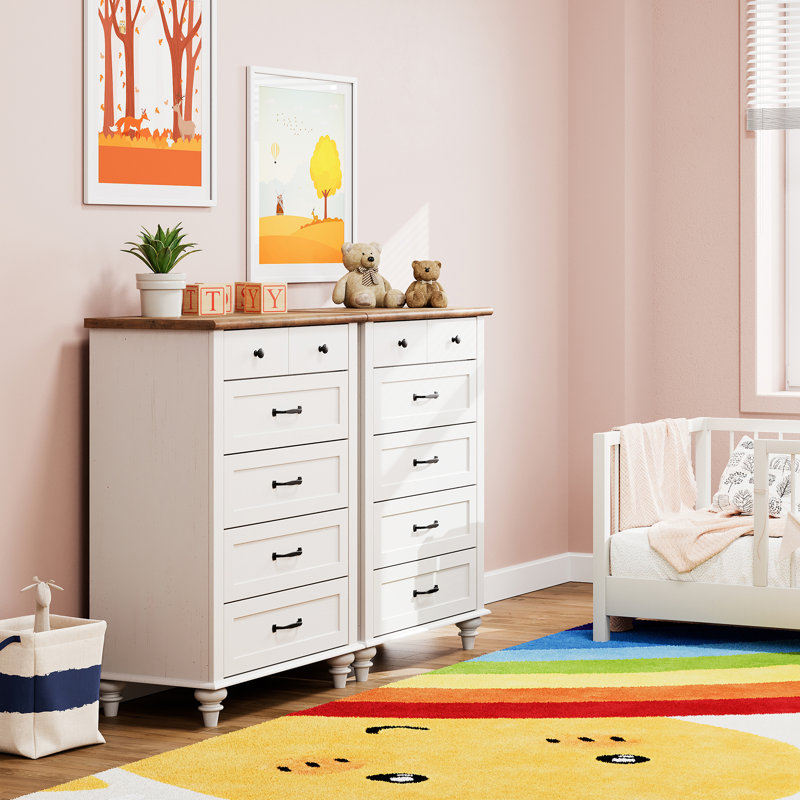 Cameryn Kids 10 - Drawer Dresser, White