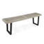 Banc d'extérieur en métal / bois massif