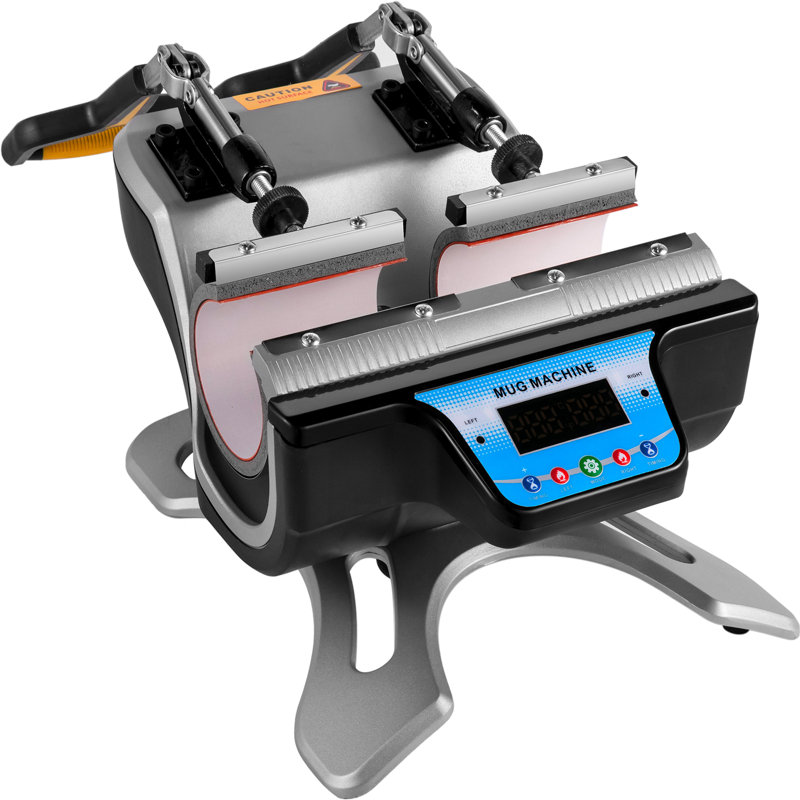 Mug Heat Press, 2pcs 15oz Mug Press Sublimation Machine Dual Station Design