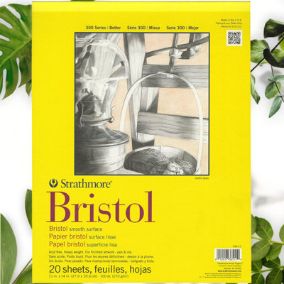 300 Series Bristol Paper Pad 20 Sheets