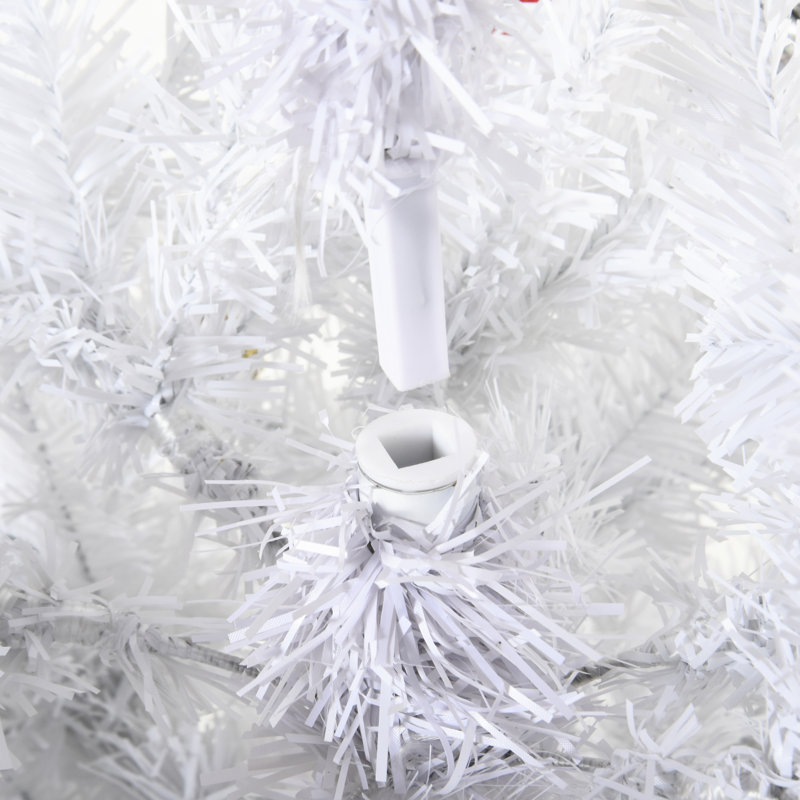 Arbre de Noël artificiel blanc, 5'