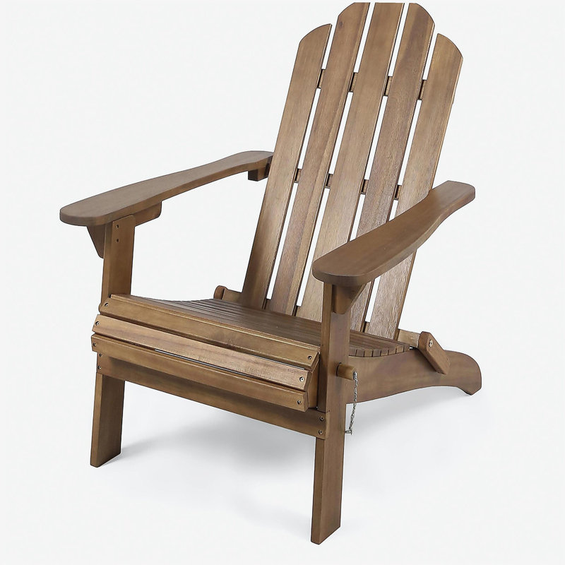 Chaise Adirondack pliable Hollywood, Marron foncé