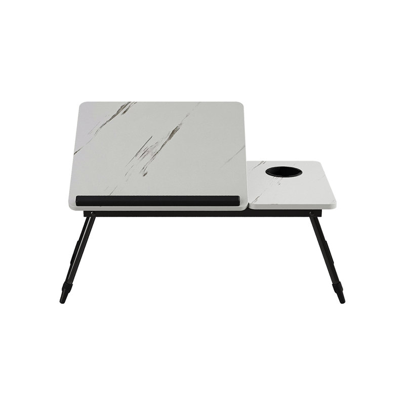 Steel Computer Desk, White/Black