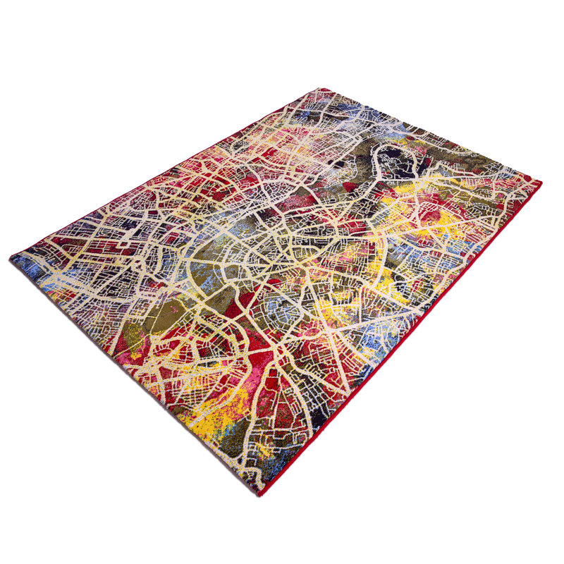 Nanticoke Abstract Area Rug, Rectangular 133 x 190cm
