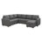 Hoelscher U Shaped Sleeper Corner Sectional Pull Out Sofa Bed With Storage Space-115950844