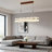 35 Inch Modern Rectangle Led Chandelier