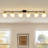 6 - Light 47.24" Linear Glass Dimmable Flush Mount