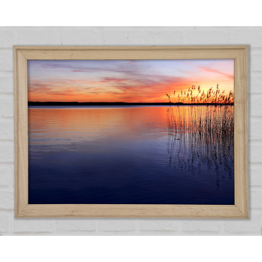 Gerahmtes Wandbild Serene Sunset