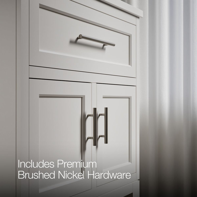 Quo 31" Single Bathroom Vanity Set, White
