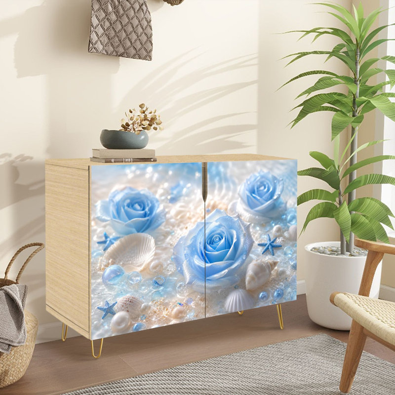 Buffet avec rangement Blue Roses