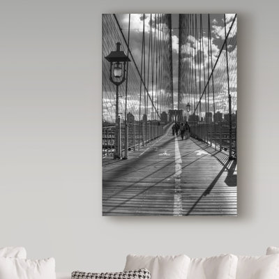 Avisha «Brooklyn Bridge 3», reproduction de photo sur toile tendue