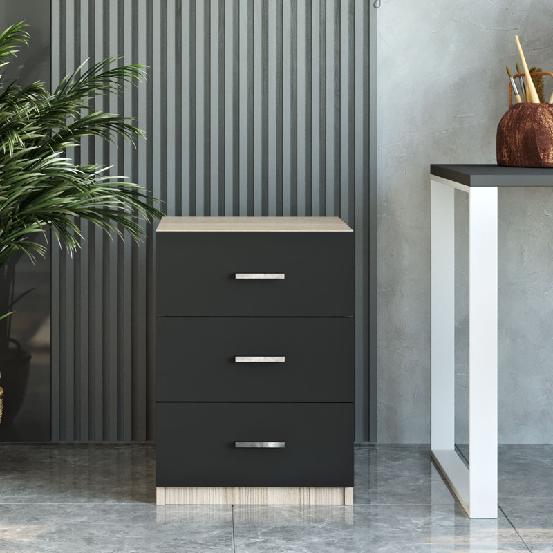 Drawer, Naturel/noir