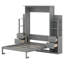 Lit escamotable double avec tablettes Campden-1439145130