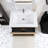 30'' Wall-Mounted Single Bathroom Vanity With Integrated Resin Top-1377583699