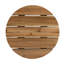 Table d'appoint ronde en bois massif