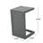 Modern C-Shaped Outdoor Side Table-627135559