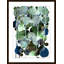 Emerald And Indigo Drops 2 Print by Christopher Kennedy