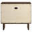 Warm Brown 2-Drawer Nightstand Bedside Table