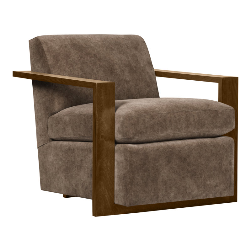 Thom Filicia Home 32" Wide Upholstered Armchair, Wrenn, Nadia Earth