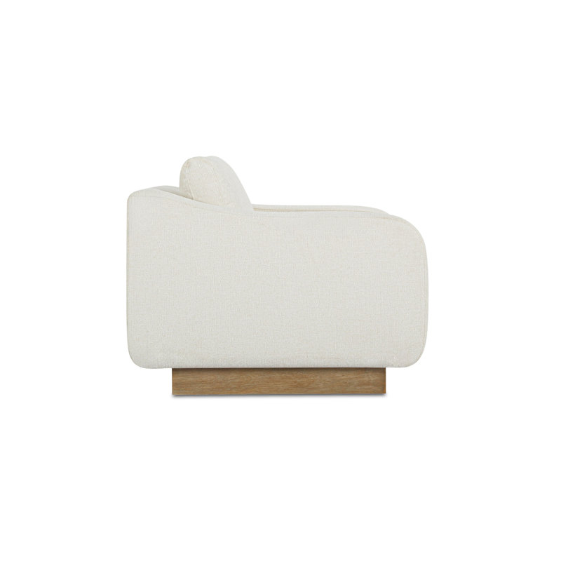 Keane Lounge Chair Cream, White