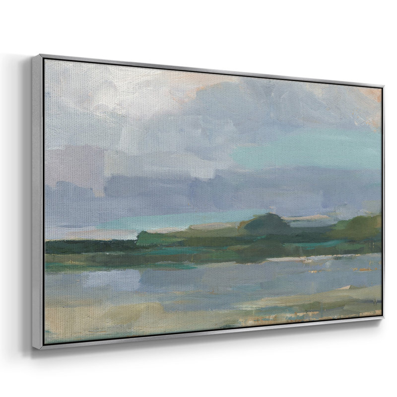 Twilight Vista Study I, reproduction d'art sur toile, H 17 po x l 25 po x P 2 po, Encadrement argenté