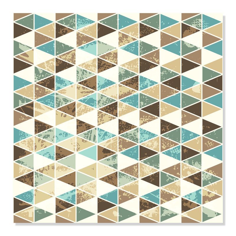 Luizmar Peel & Stick Geometric Tile, 24" W x 48" L