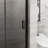 34" x 72" Bifold Frameless Glass Shower Door with Clear Tempered Glass-123355735