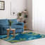 Tapis intérieur / extérieur bleu marine / vert Shira-2018059846