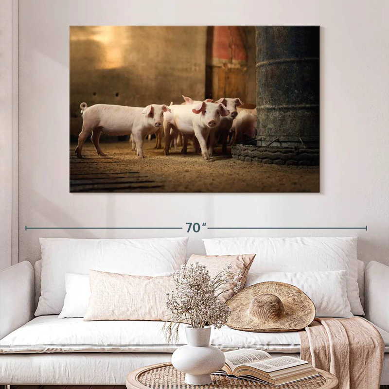 Brampt Piglet Troupe, 34" H x 51" W