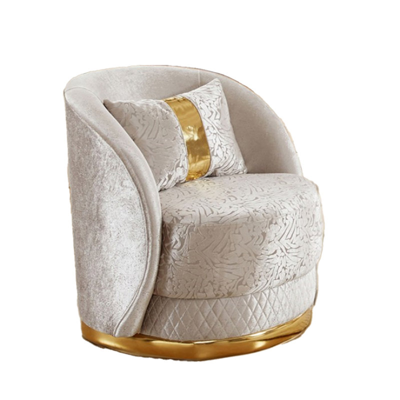 Chaise pivotante Joao, Beige
