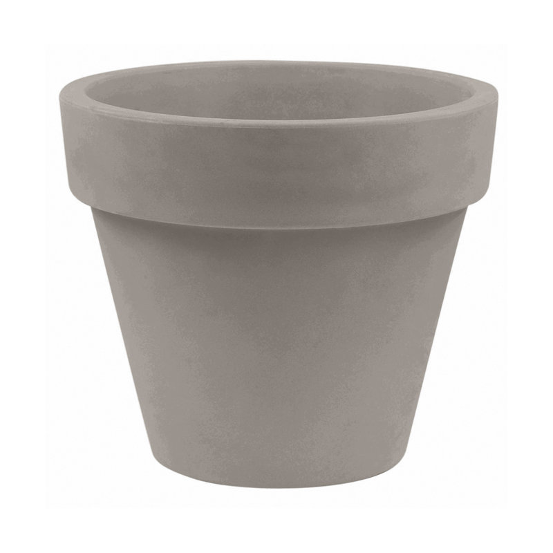 Pot de fleurs en résine Nano, Taupe, H 6,25 po x l 7 po x P 7 po