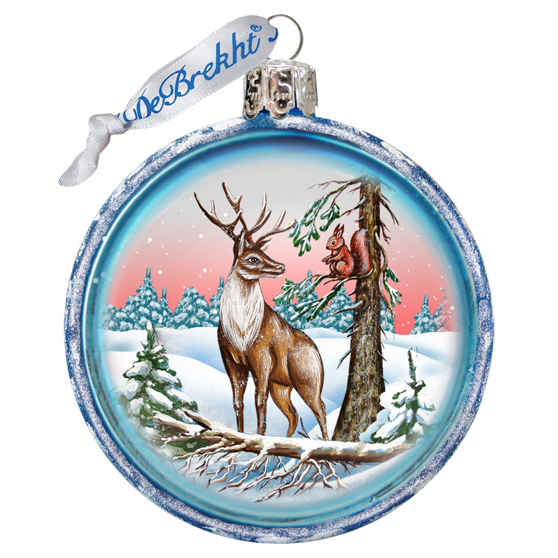Ornement boule de renne Holiday Splendor