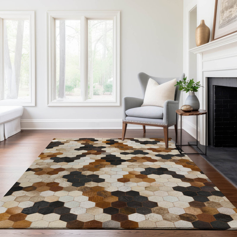 Premium Machine Washable Lewes AMF104 Multi Rug, Rectangle 9' x 12'