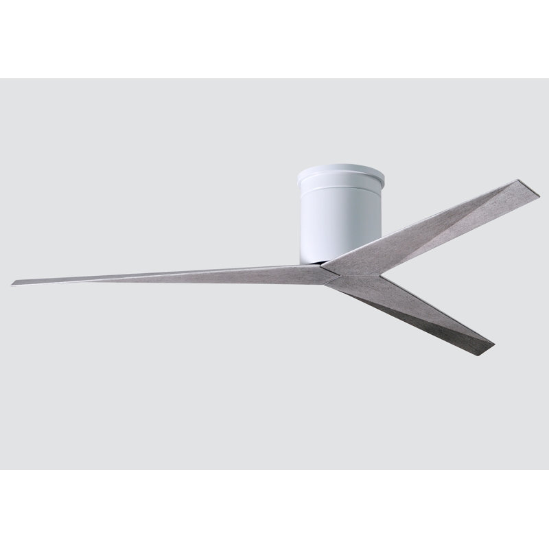 Eliza Ceiling Fan, Barn Wood Tone, Gloss White