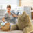 Faux Fur Throw Pillow-917153505
