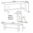 Elegant solid wood table set-110980457
