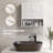 Wall Mounted Medicine Cabinet With Open Shelf & Adjustable Shelf
