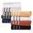 Zero Twist Cotton Ribbed Modern Geometric Border Soft Highly-Absorbent Bath Sheet Set-646233656