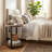 Modesto Round End Table with Shelf