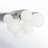 Clarksdale 120W Opal White Flush Mount-1623290978