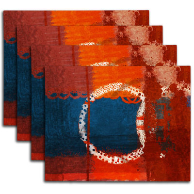 Napperon abstrait en polyester
