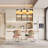 5-head European-american Retro Pendant Light (height Adjustable)