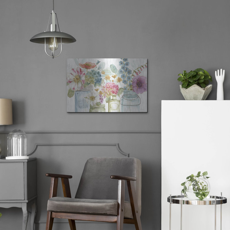 «Rainbow Seeds Flowers X» par Lisa Audit, H 16 po x l 24 po