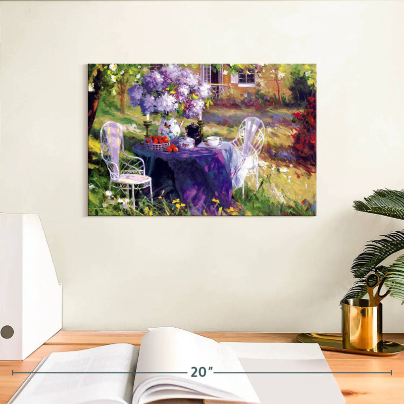 Alvord Lilac Tea Party, 8" H x 12" W