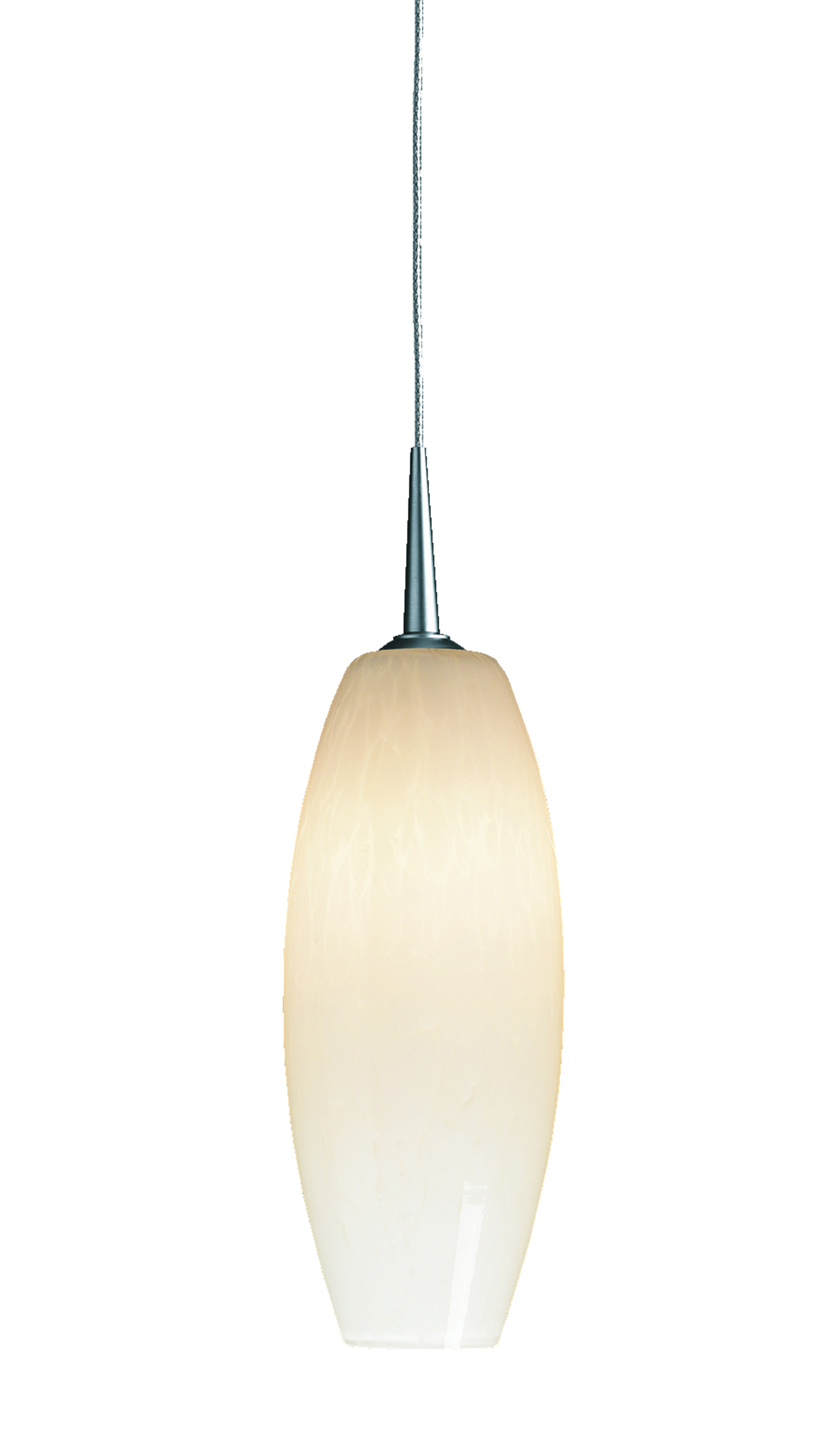 Bruck Ciro 1 Light Matte Chrome LED Single Pendant Wayfair