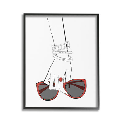 Main minimaliste avec giclée d'art par Martina Pavlova